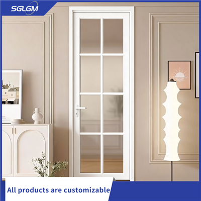 Doirse Bán Gloinithe Dúbailte UPVC